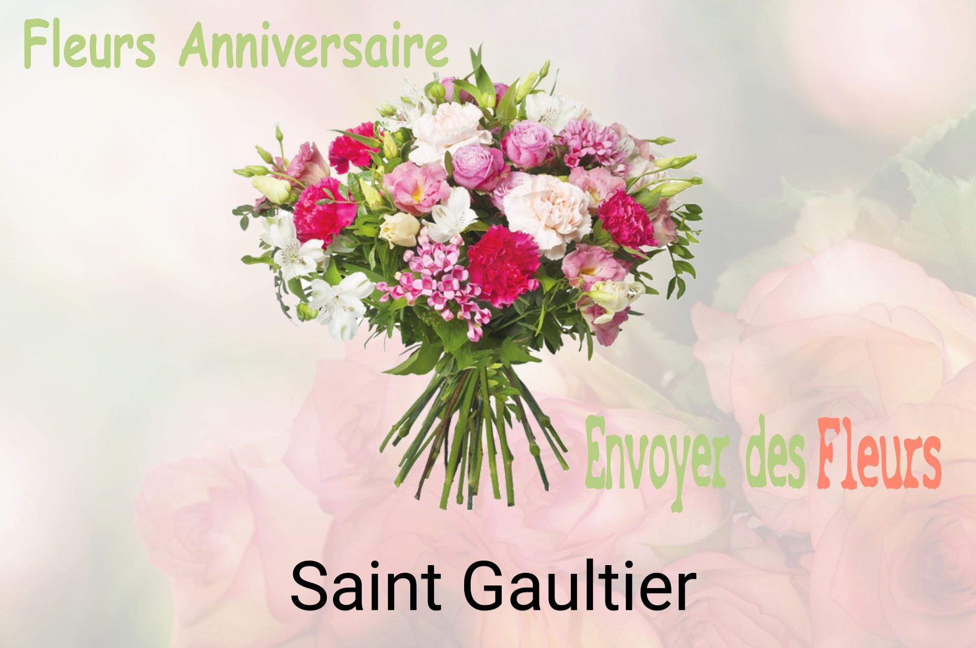 Bouquet de fleurs d’anniversaire livré à Saint-Gaultier